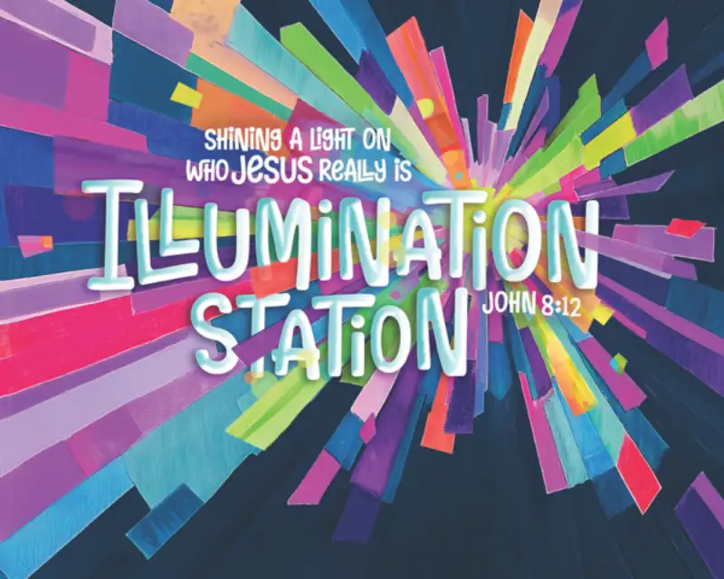 illumination station vbs jesus shining light poster