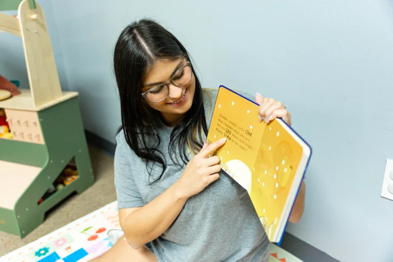 Story time in a classroom at The Way PDO and Preschool